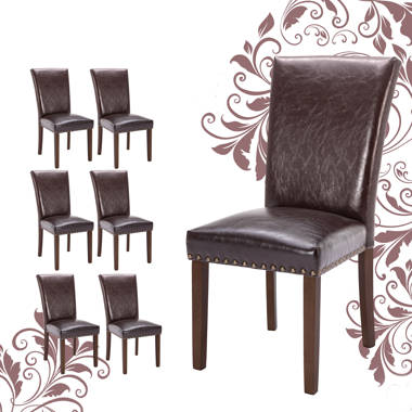 Aphina PU Leather Parsons Dining Chair